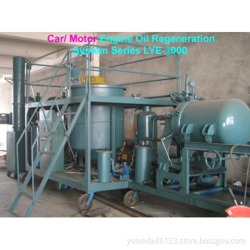 Engine Oil Regeneration Machine For Black Used Engine Oil